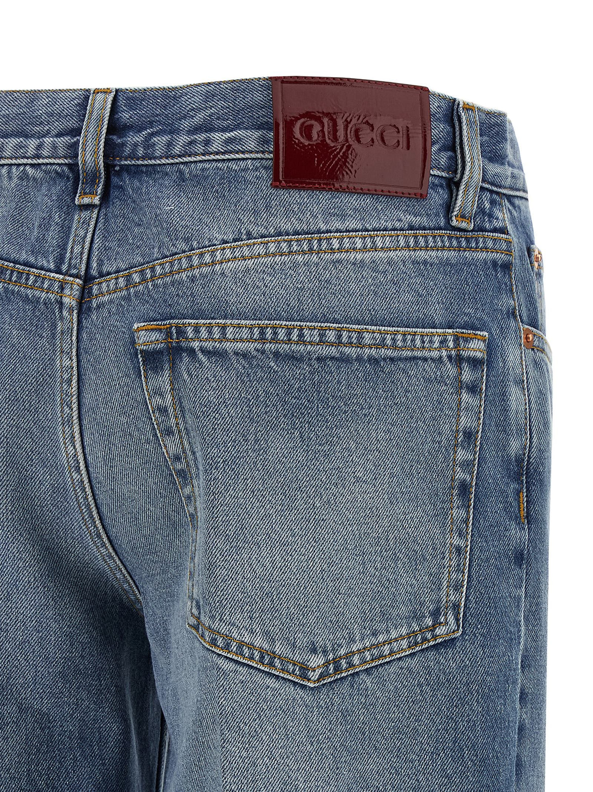 Gucci Women Straight Leg Jeans GUCCI