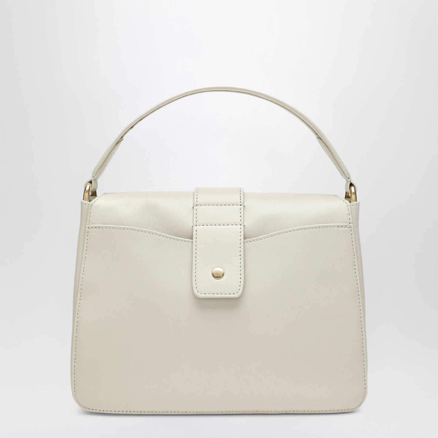 Burberry Small Rider Shoulder Bag In Beige Lambskin Women BURBERRY