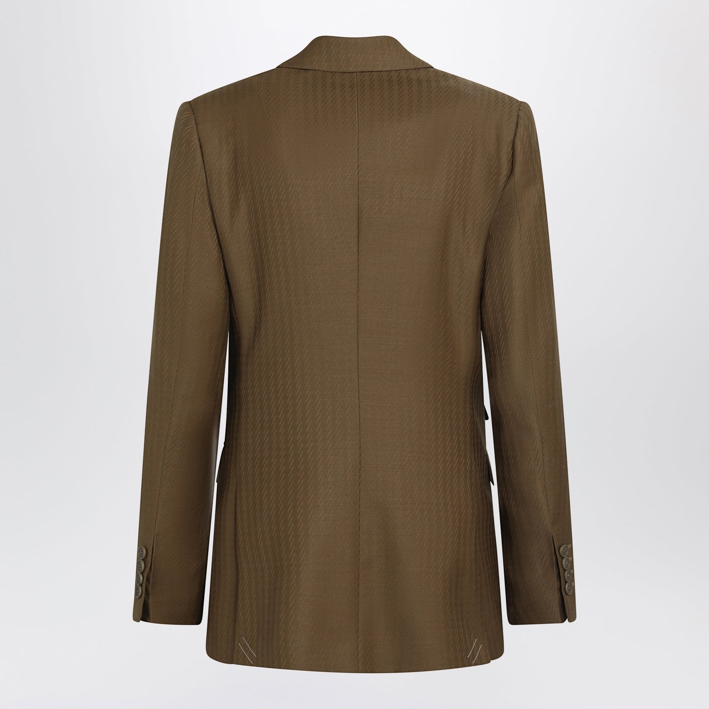 Burberry Tailored Single-Breasted Wool And Mohair Brown Jacket Women BURBERRY