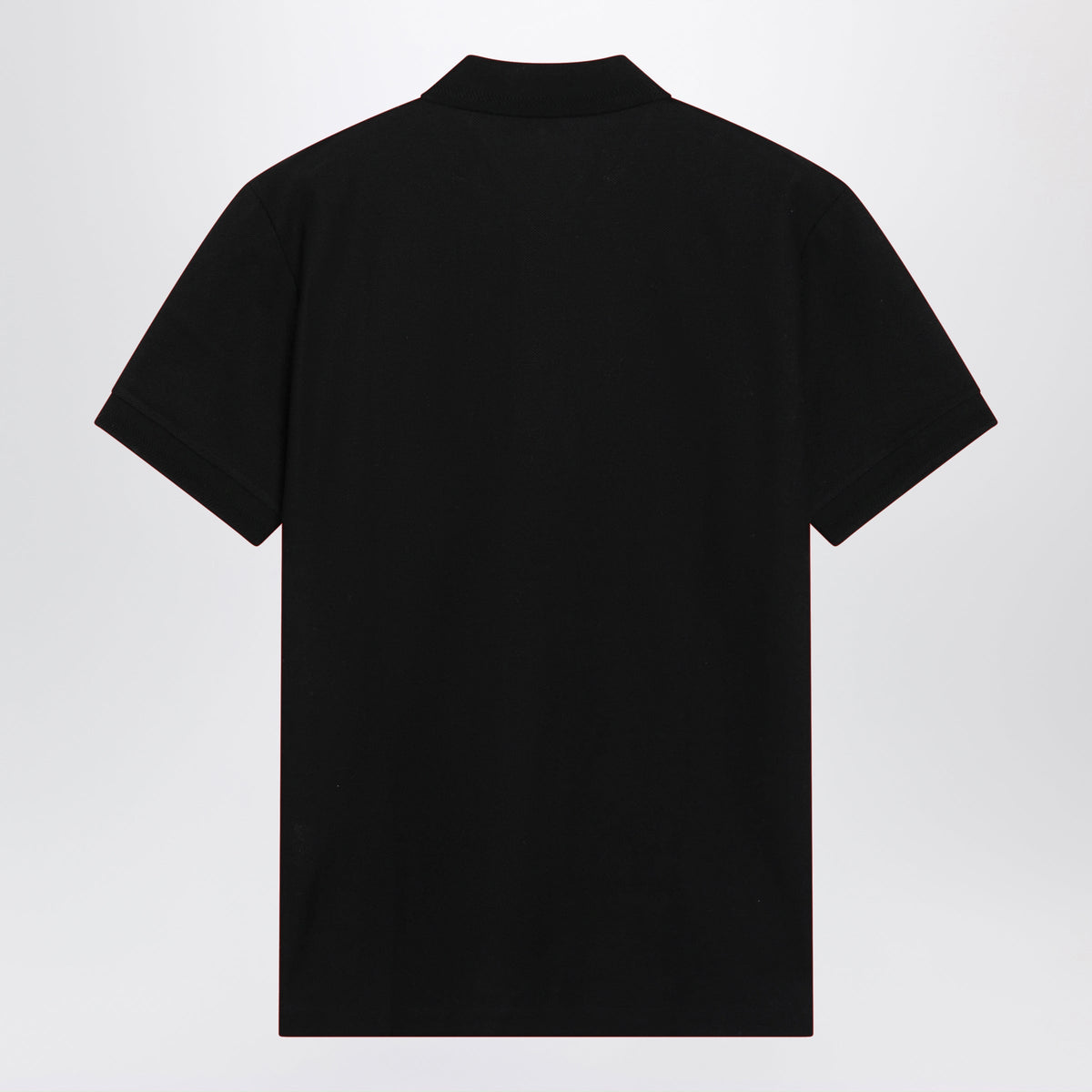 Burberry Slim Black Polo Shirt In Pique Cotton Men BURBERRY