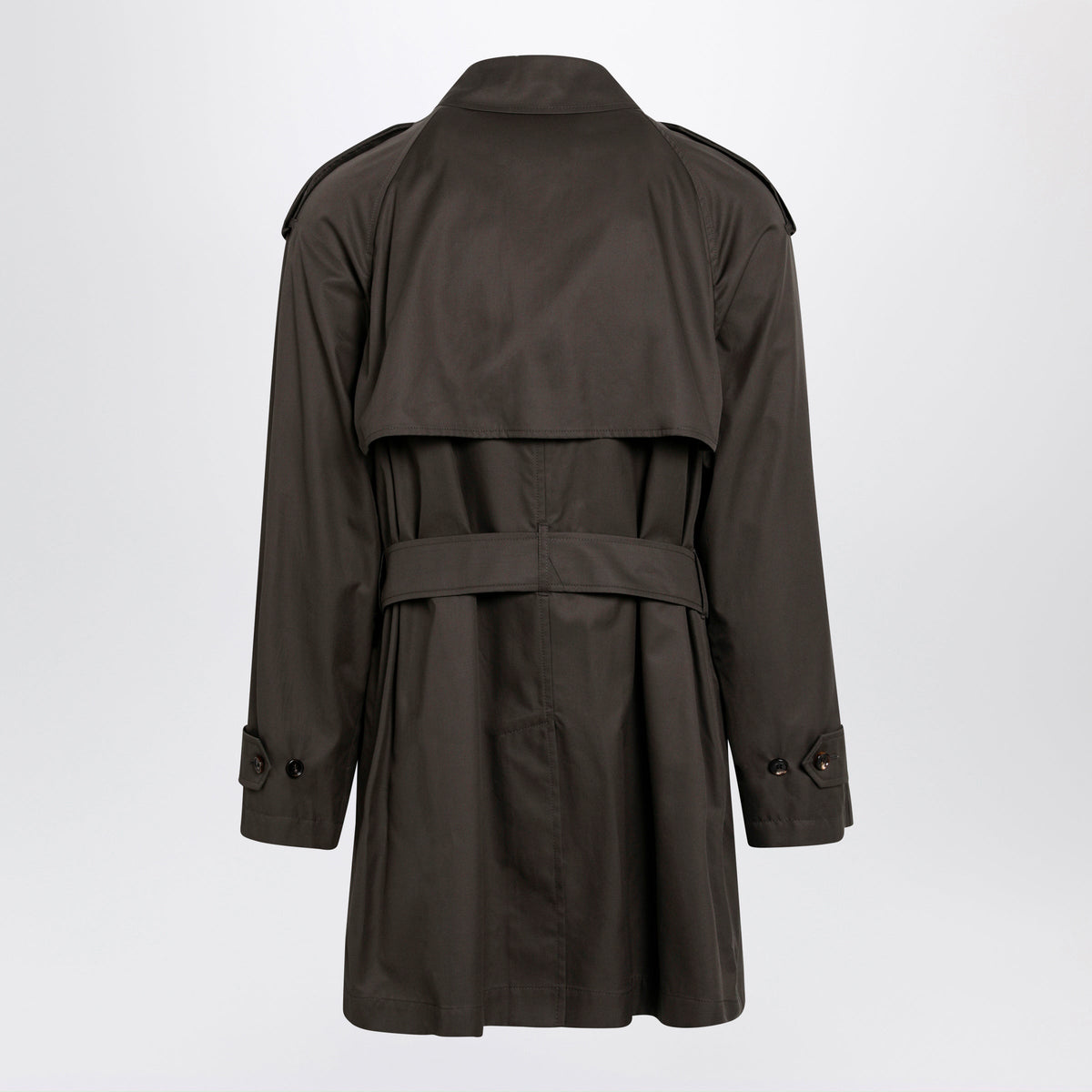 Burberry Leadenham Mid-Length Gabardine Trench Coat In Brown Men BURBERRY