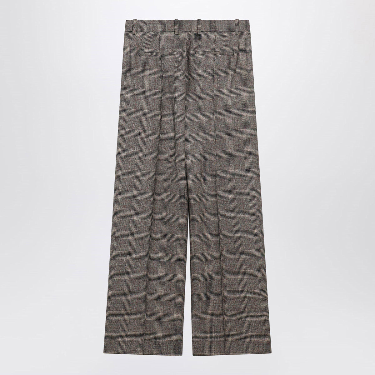 Burberry Prince Of Wales Wool-Blend Trousers Women BURBERRY