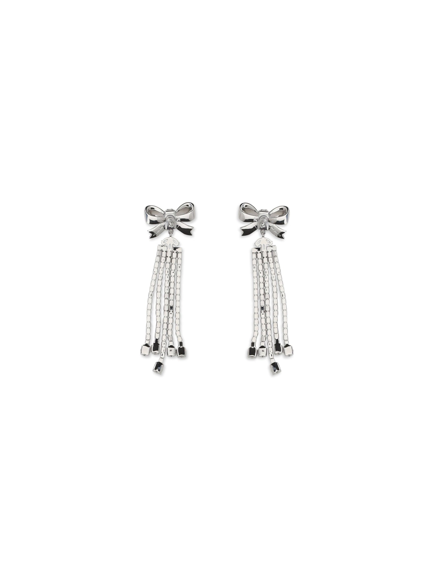 Self-Portrait Women Crystal Bow Drop Earrings SELF-PORTRAIT