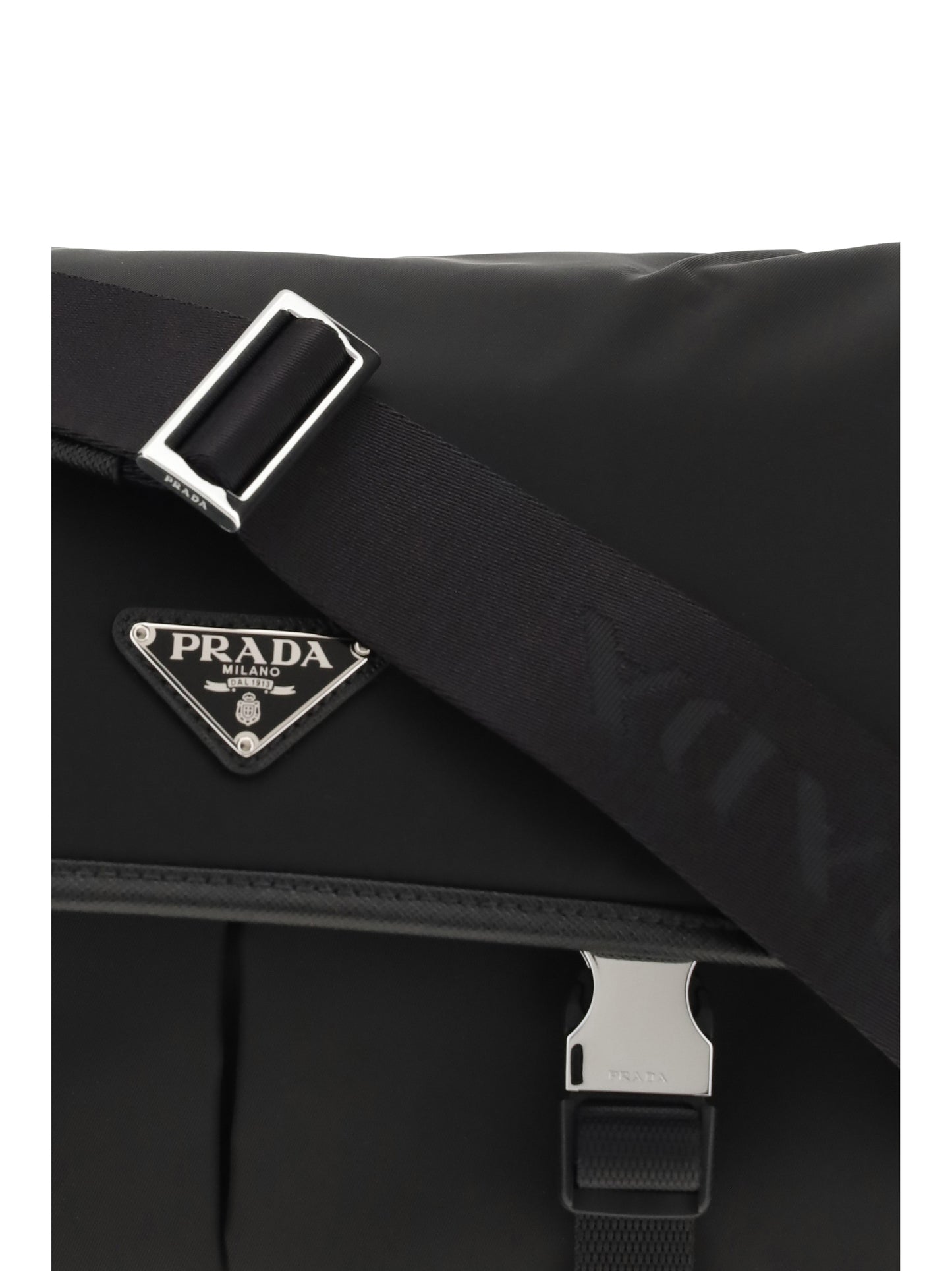 Prada Men Re-Nylon And Saffiano Shoulder Bag PRADA