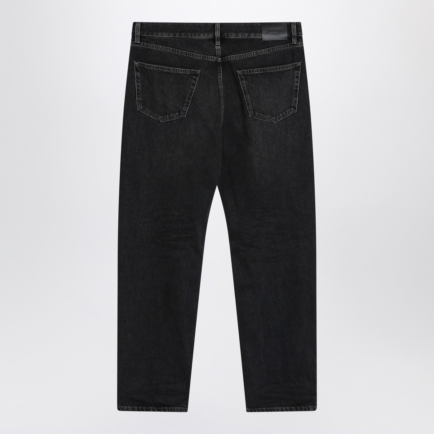 Saint Laurent Mick Jeans In Black Denim Men SAINT LAURENT