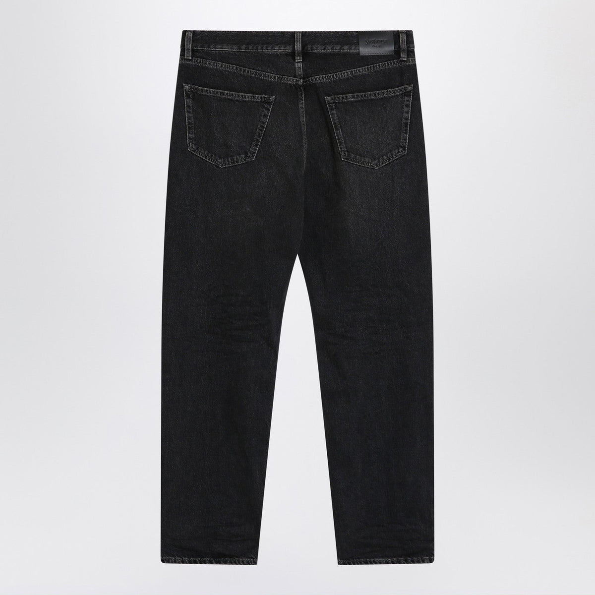 Saint Laurent Mick Jeans In Black Denim Men SAINT LAURENT