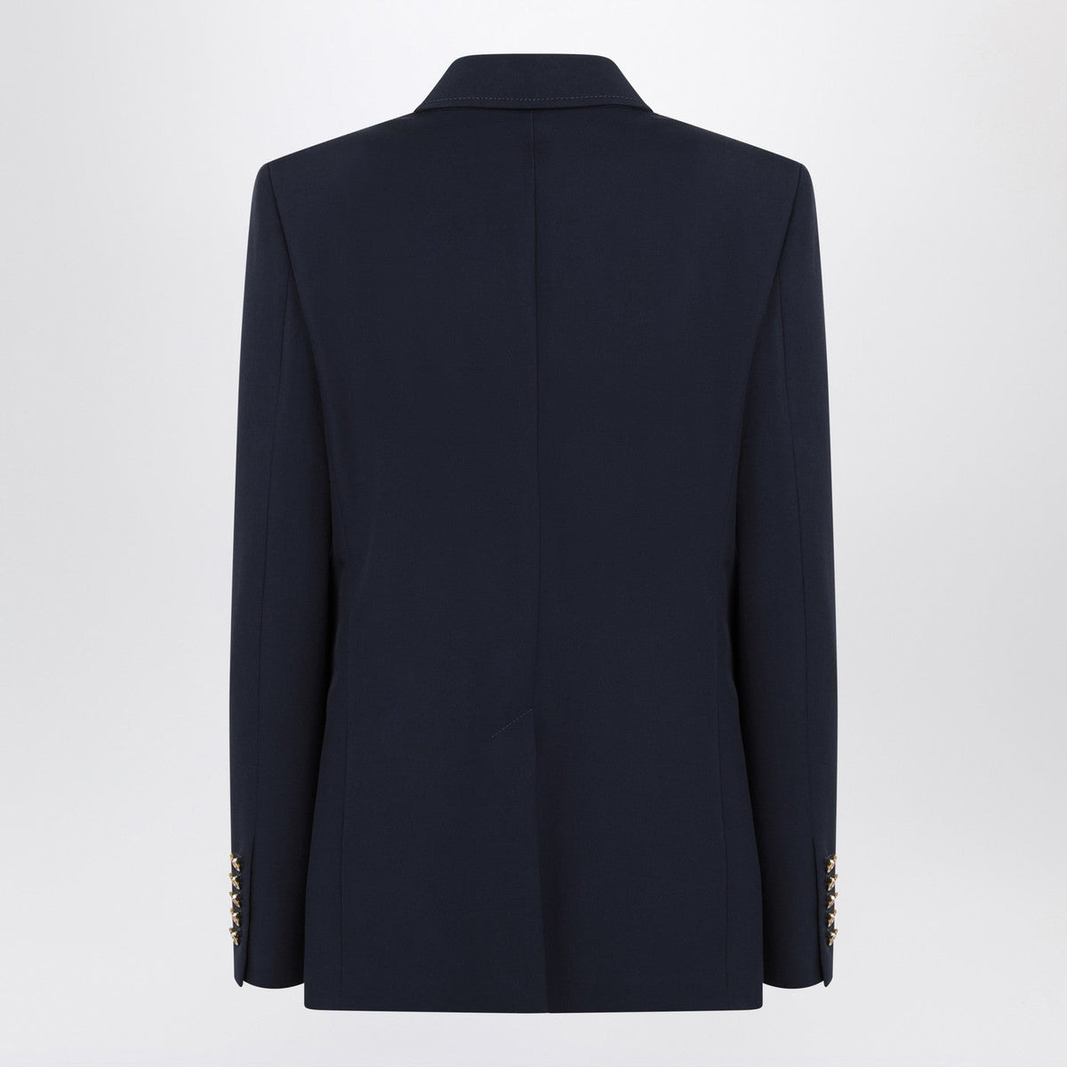Gucci Double-Breasted Blue Jacket In Cotton Women GUCCI