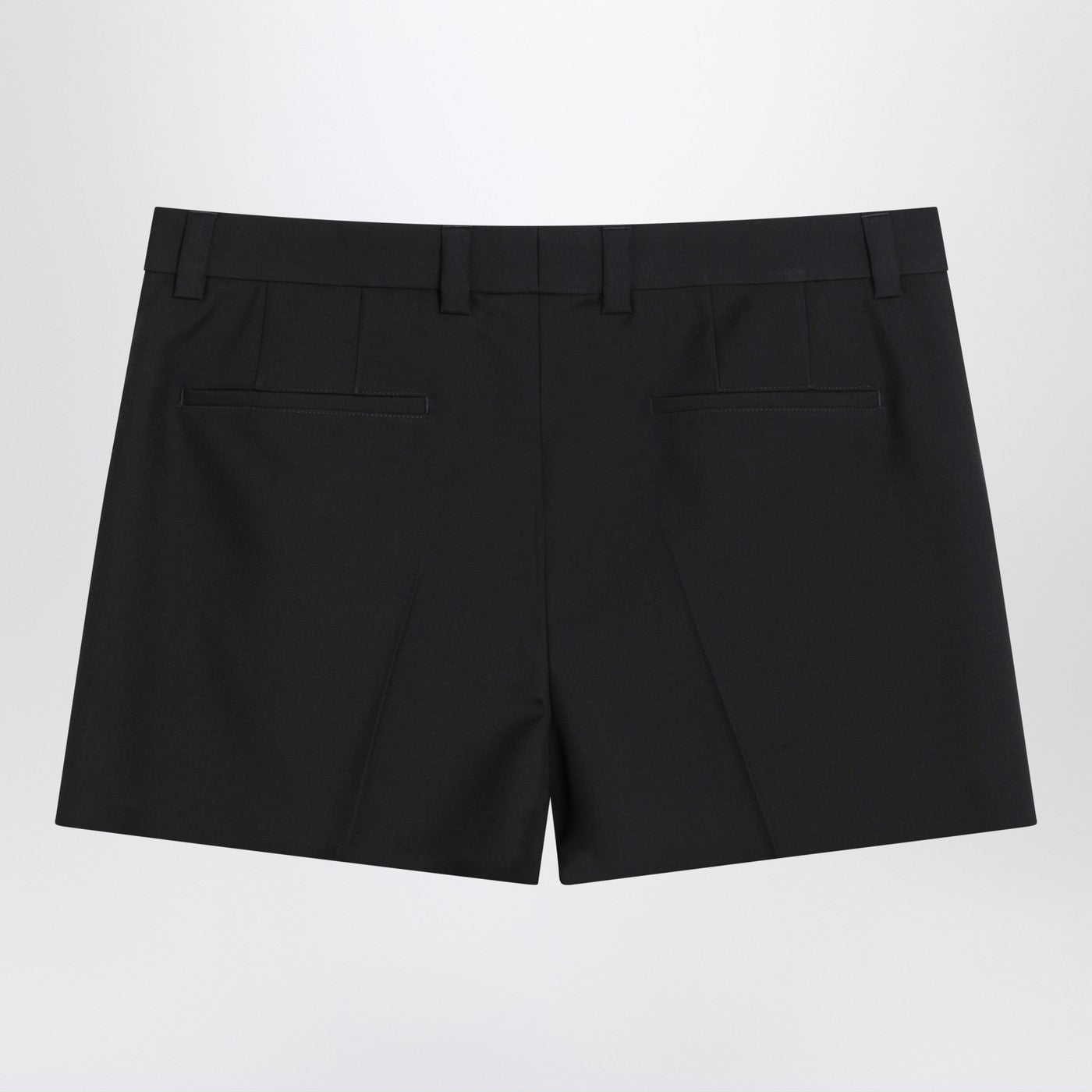 Gucci Shorts Dark Grey In Wool Twill Men GUCCI