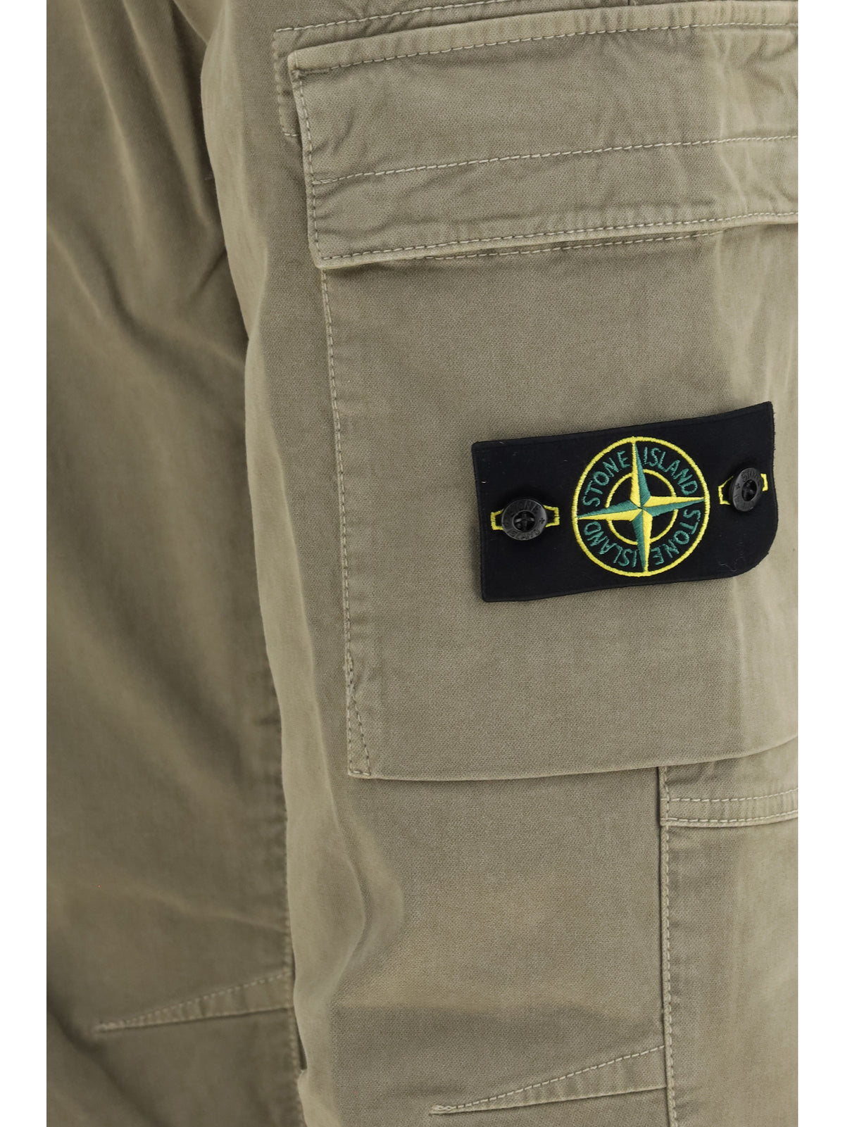 Stone Island Men Cargo Pants With Elasticated Cuffs STONE ISLAND