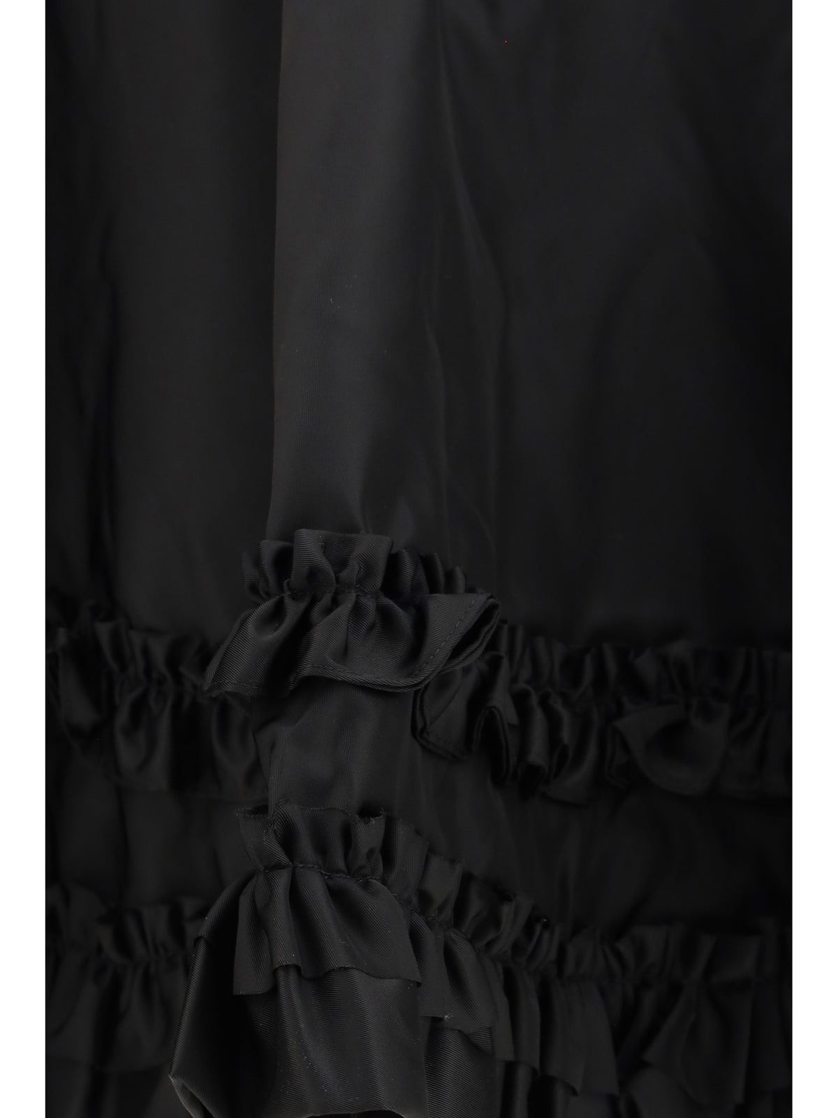 Ganni Women Duchesse Nylon Mini Frill Skirt GANNI