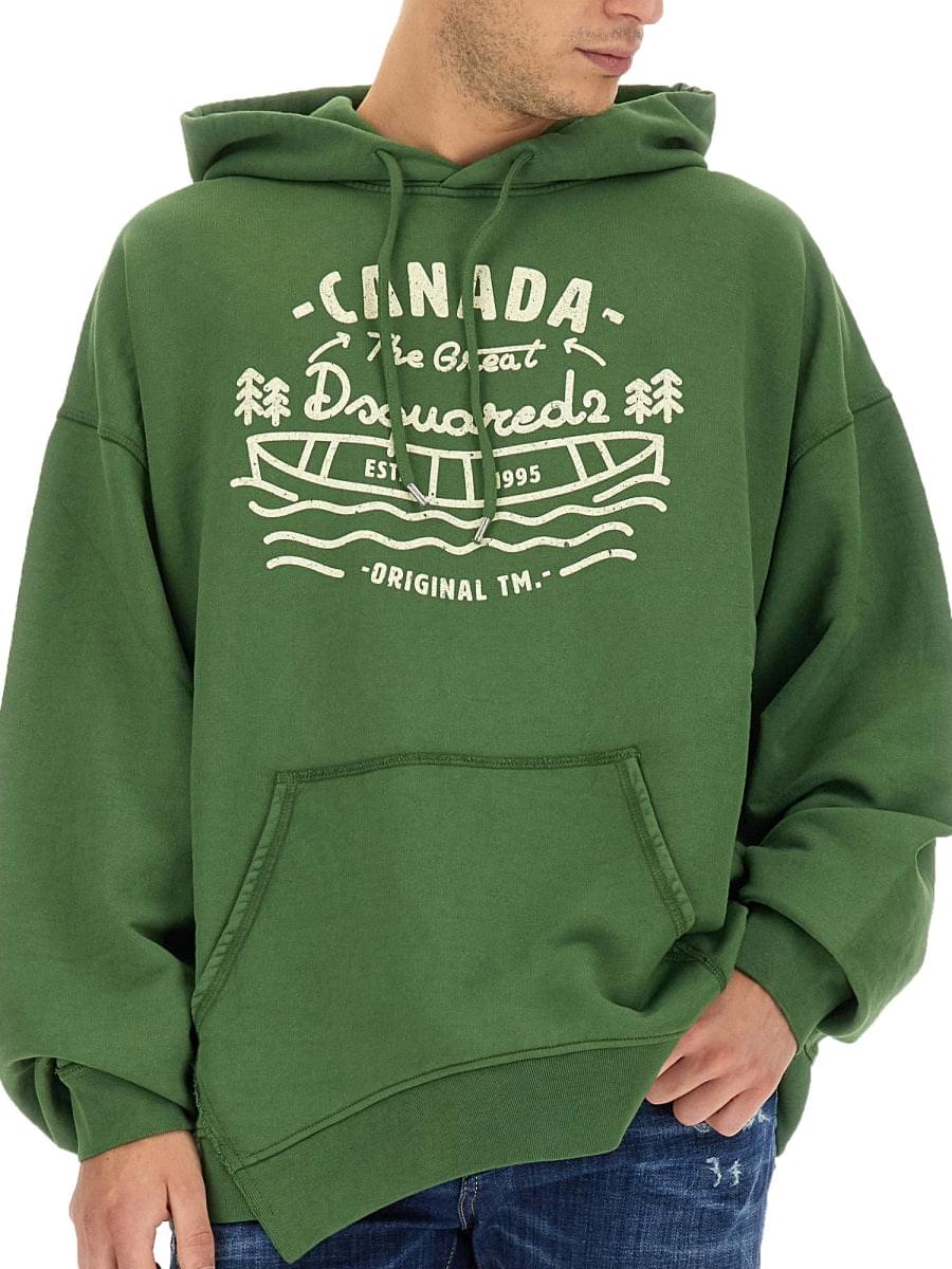 Dsquared Men Sweatshirt With Logo DSQUARED2