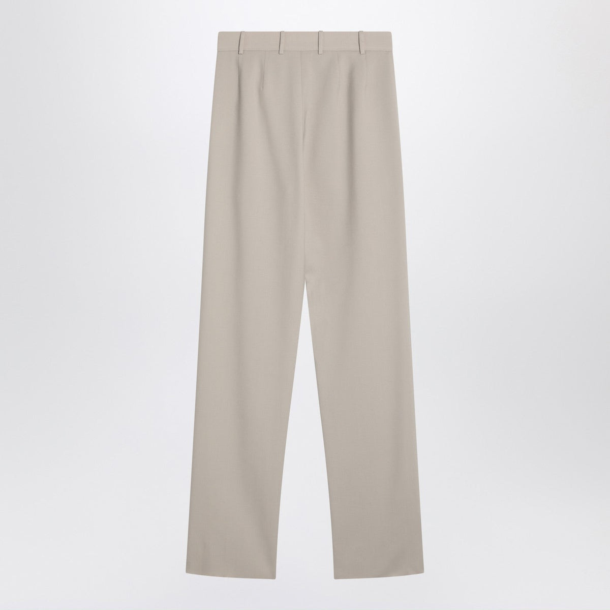 Saint Laurent Beige Wool Trousers Women SAINT LAURENT