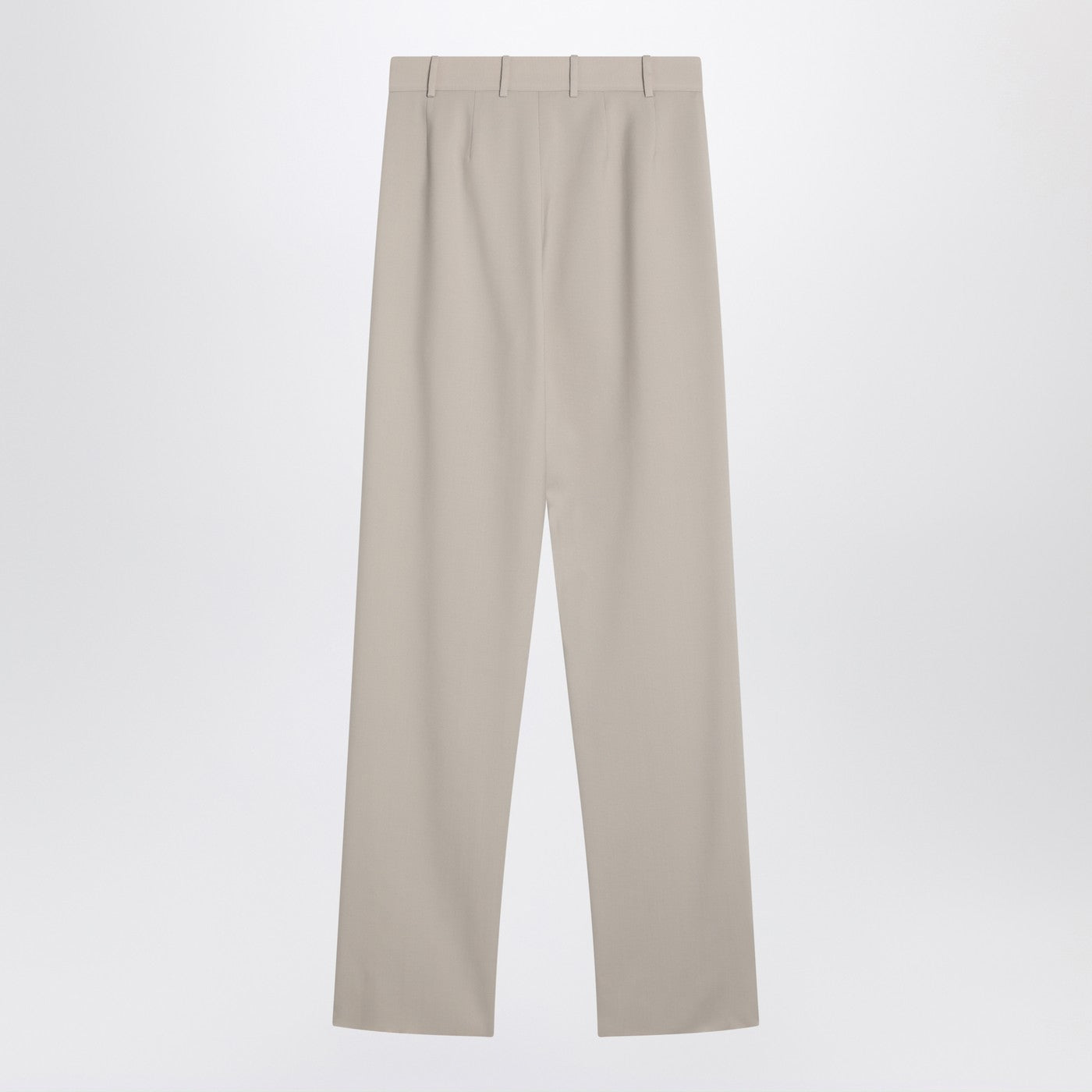 Saint Laurent Beige Wool Trousers Women SAINT LAURENT