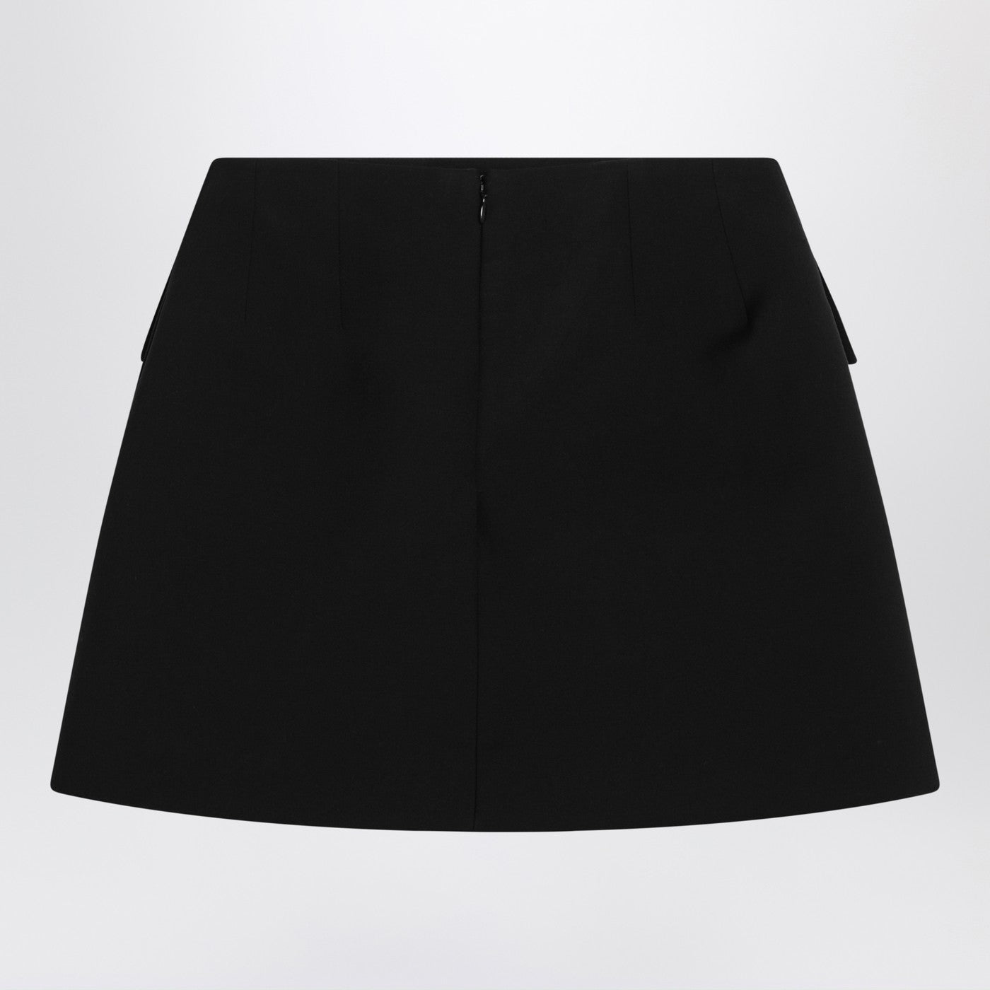 Alexander Mcqueen Black Wool Mini Skirt Women ALEXANDER MCQUEEN