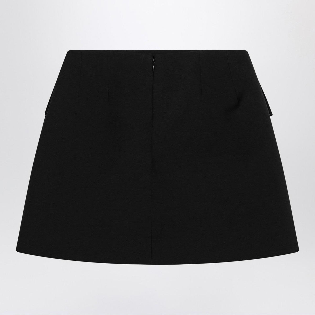 Alexander Mcqueen Black Wool Mini Skirt Women ALEXANDER MCQUEEN