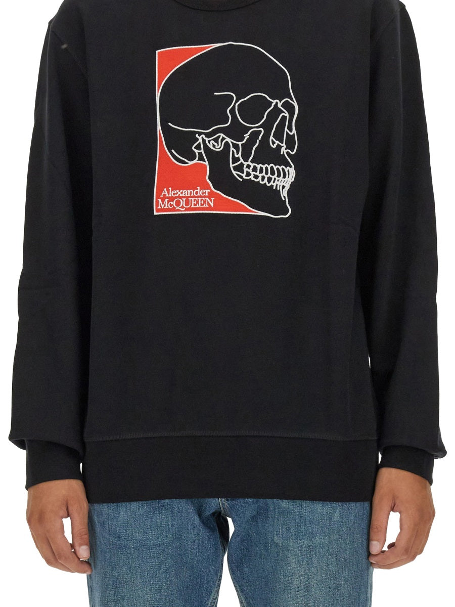 Alexander Mcqueen Men Sweatshirt With Logo ALEXANDER MCQUEEN