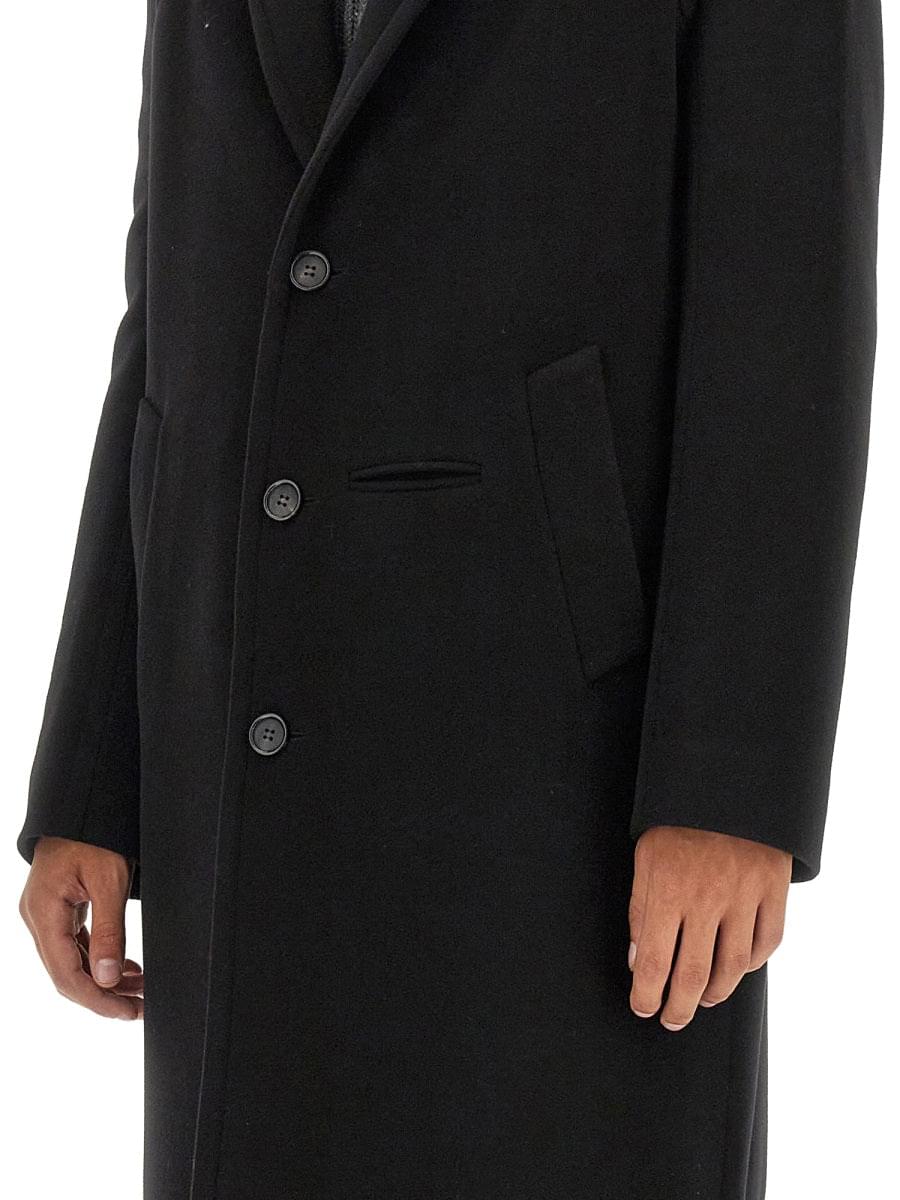 Alexander Mcqueen Men Single-Breasted Coat ALEXANDER MCQUEEN