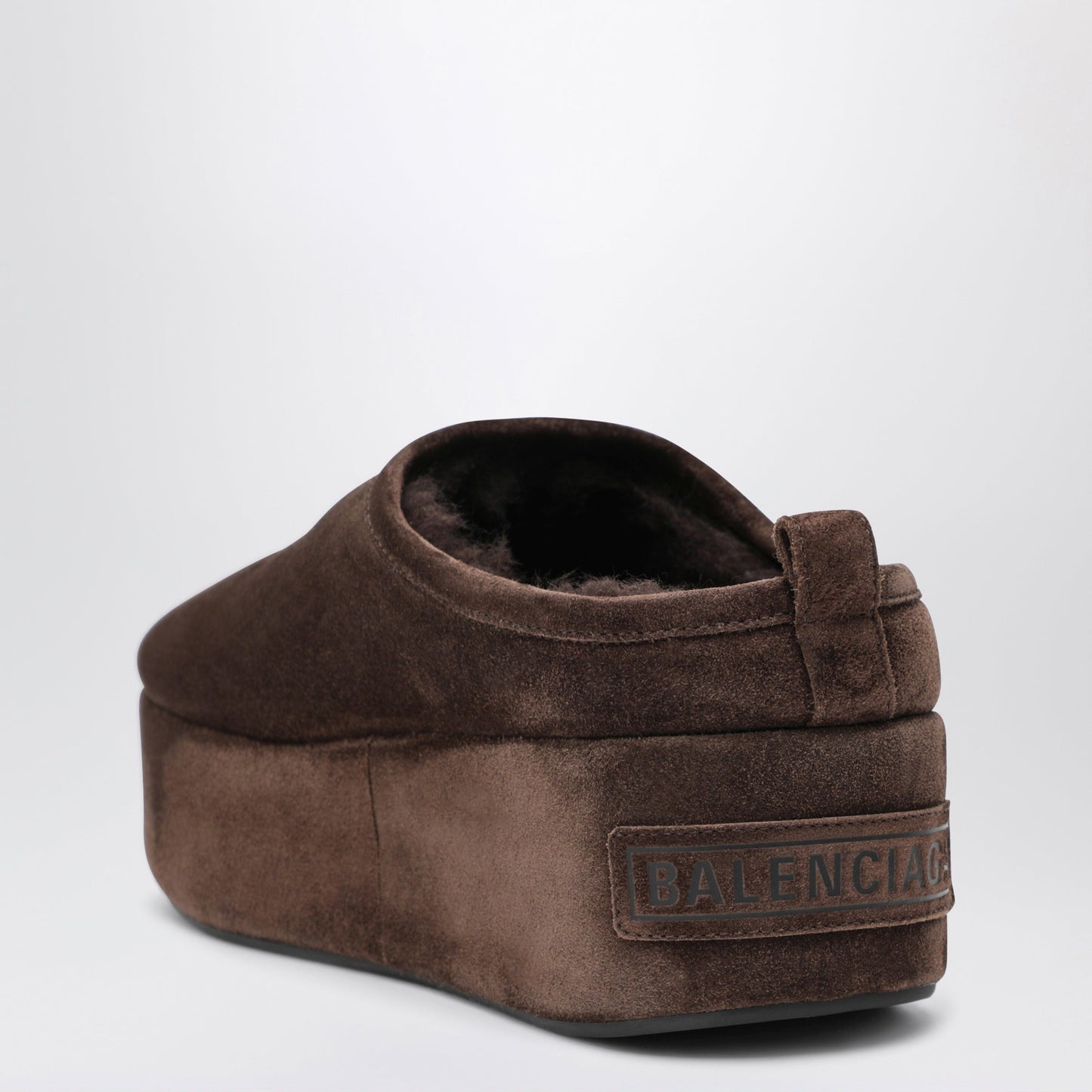 Balenciaga Brown Espresso Alaska Soft Platform Clogs Women BALENCIAGA