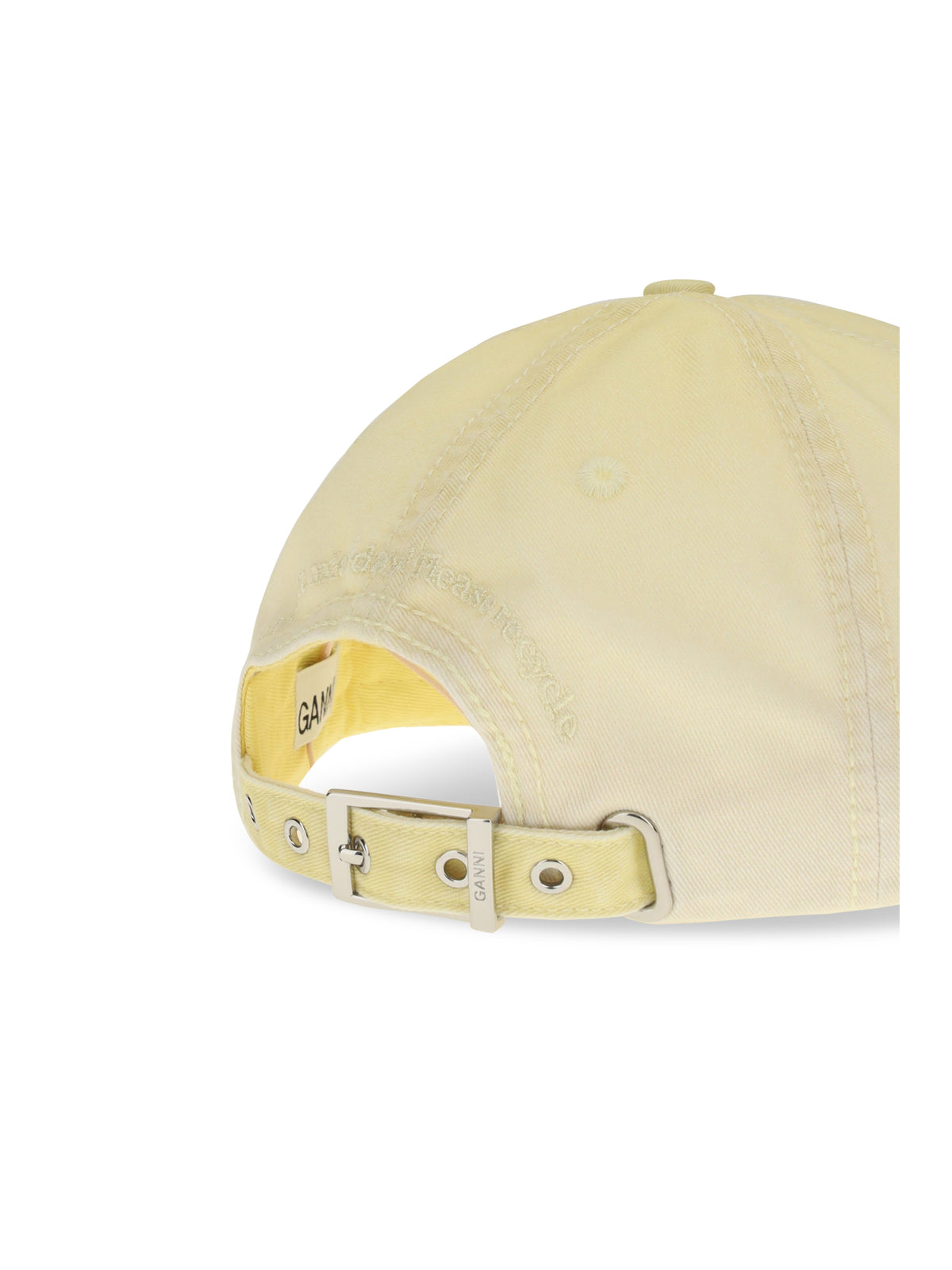 Ganni Women Cotton Logo Baseball Cap GANNI