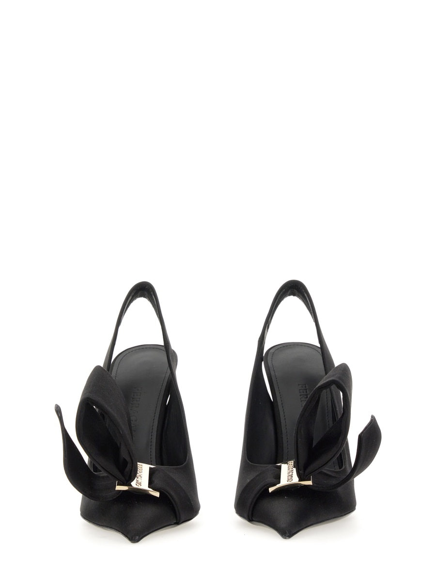 Ferragamo Women Sandal With Asymmetrical Bow FERRAGAMO