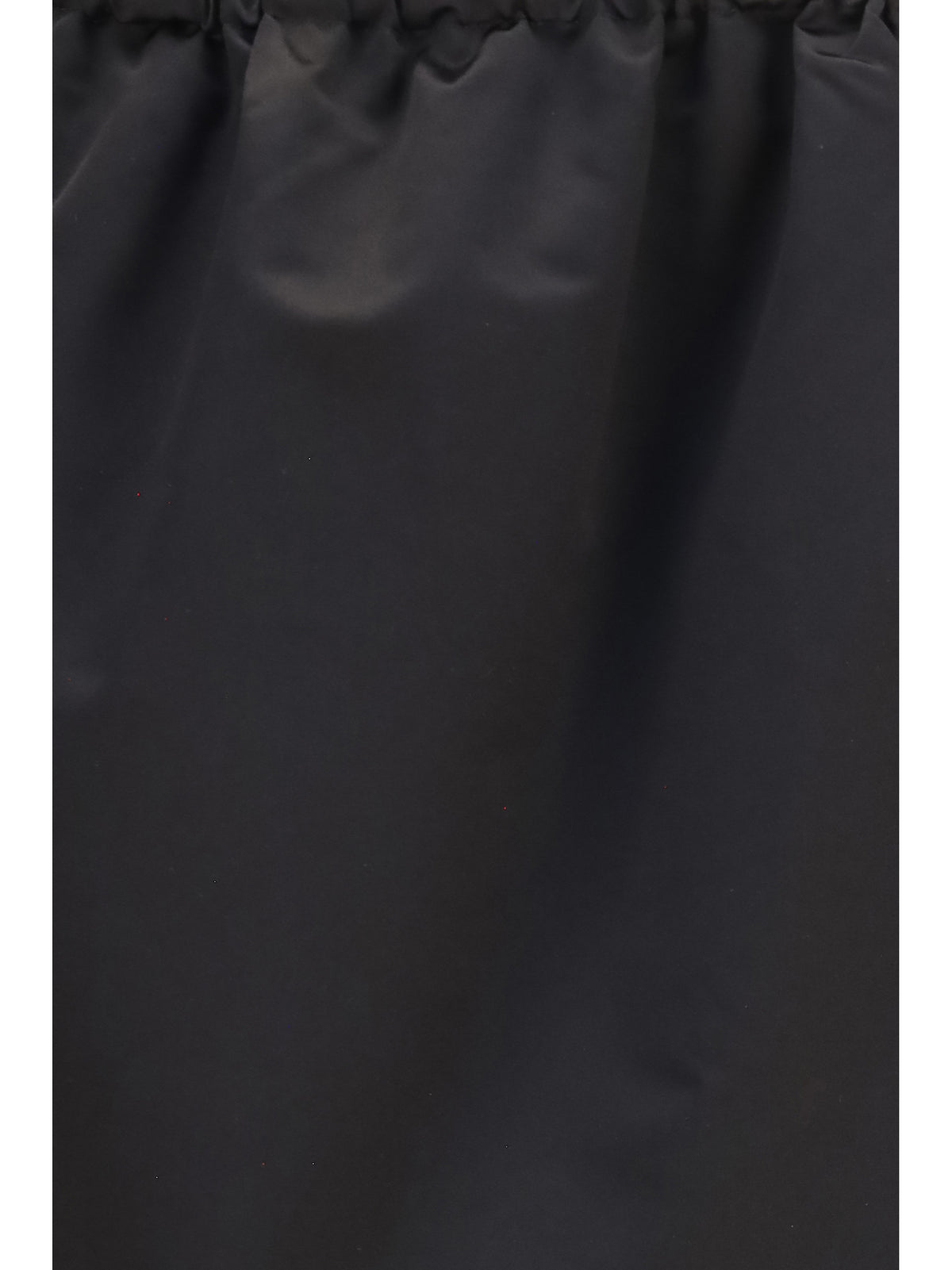 Prada Women Satin Midi Skirt With Drawstring PRADA