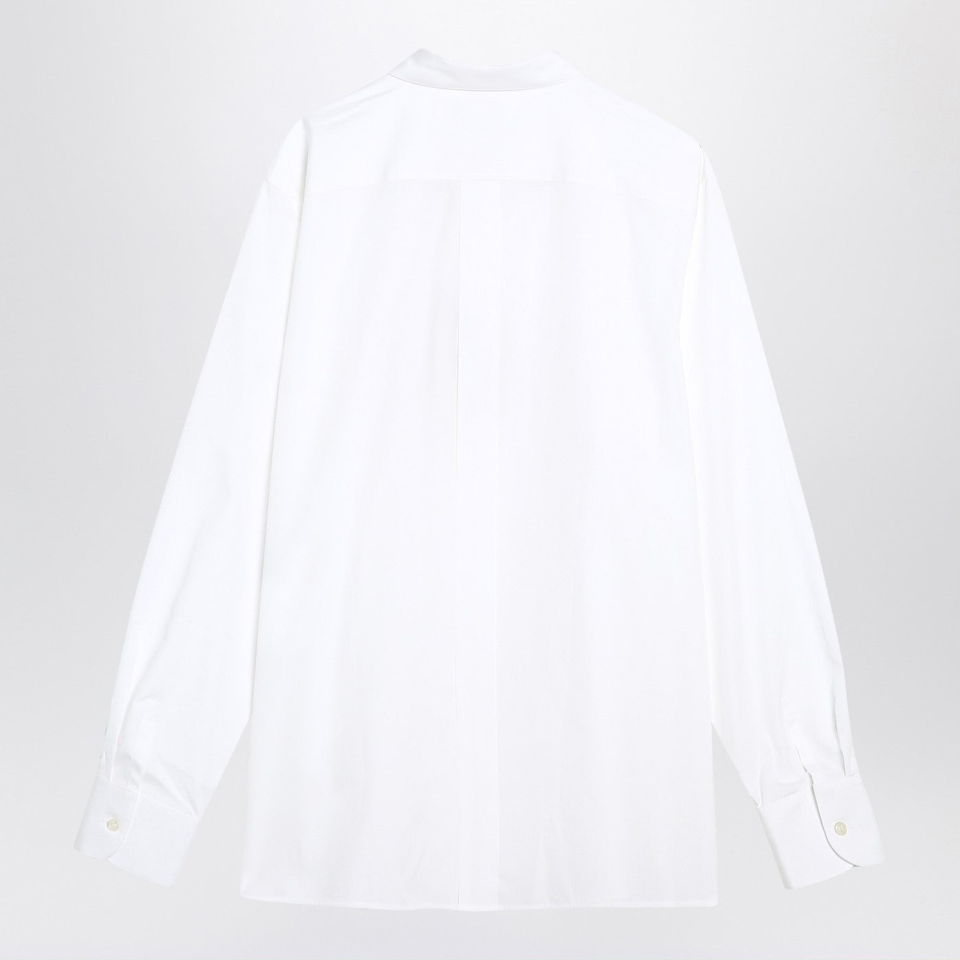Saint Laurent White Cassandre Shirt In Cotton Men SAINT LAURENT