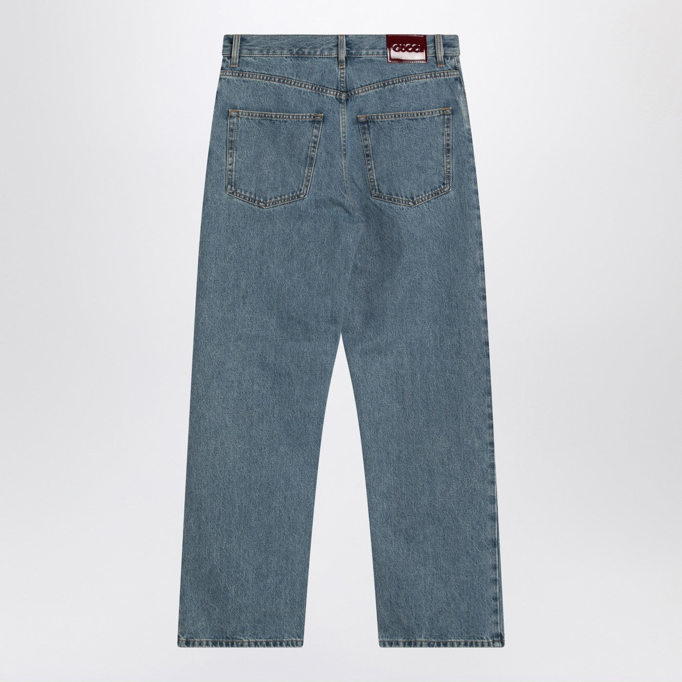Gucci Light Blue Wide-Leg Jeans Women GUCCI