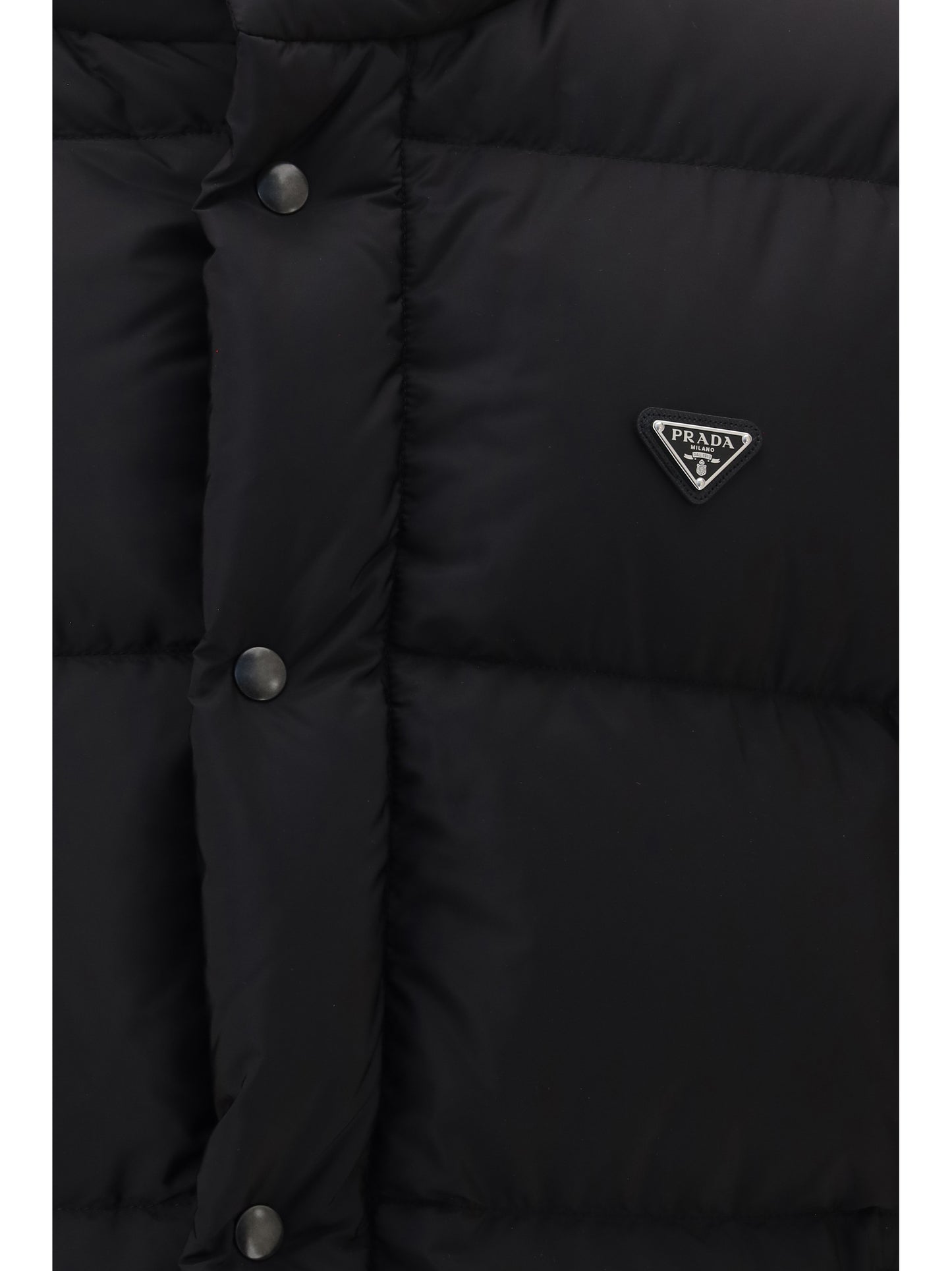 Prada Men Puffer Jacket Re-Nylon With Triangle Logo PRADA
