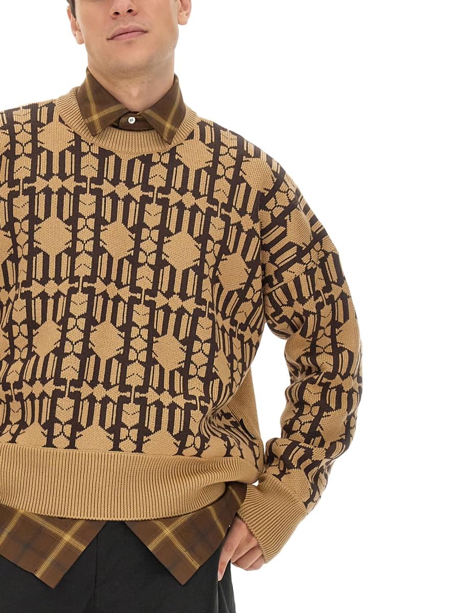 Palm Angels Men Jacquard Sweater PALM ANGELS