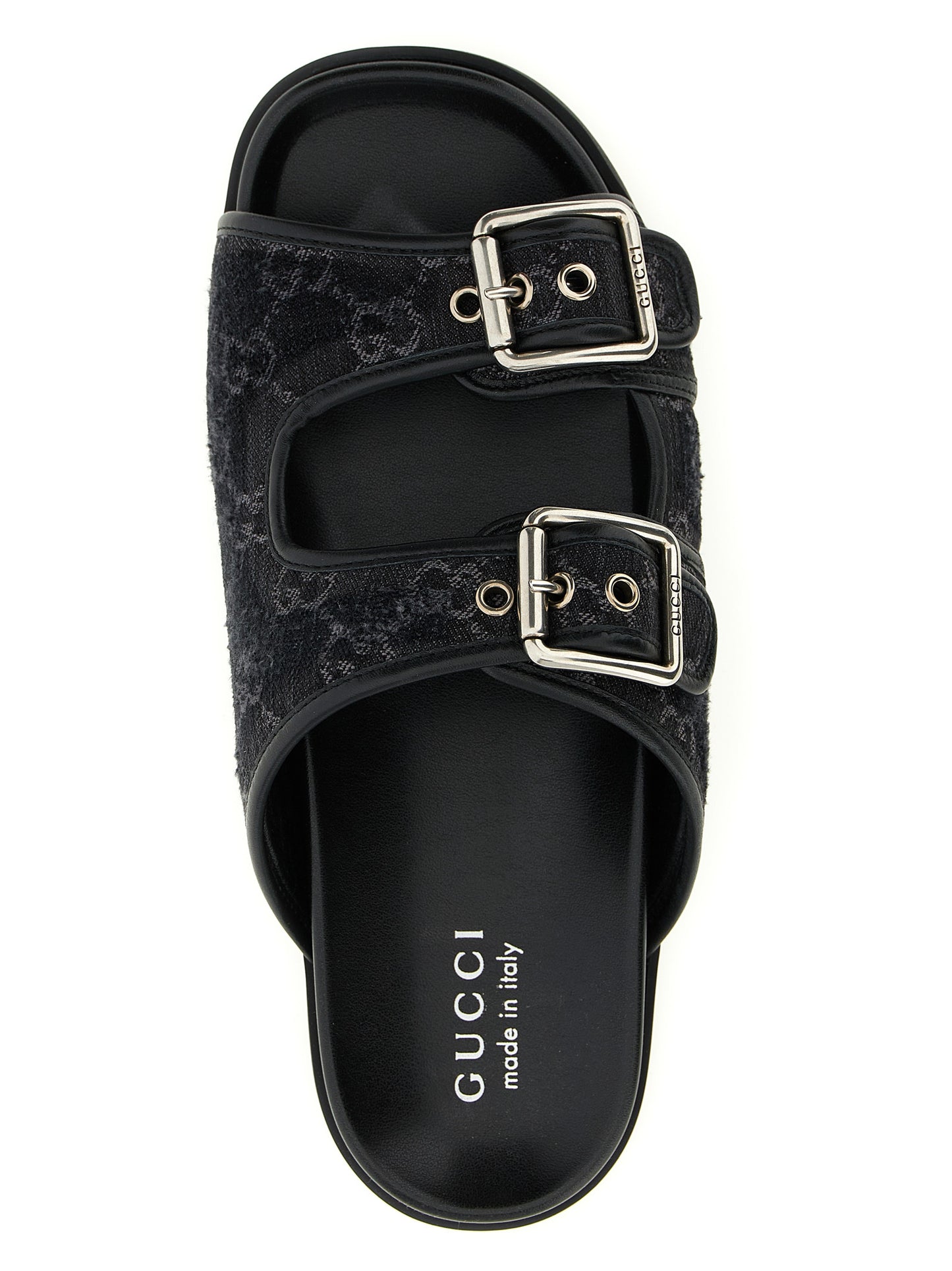 Gucci Men Gg Denim Slides GUCCI