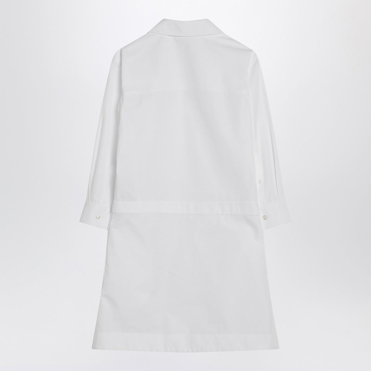 Gucci White Shirtdress In Cotton Poplin Women GUCCI