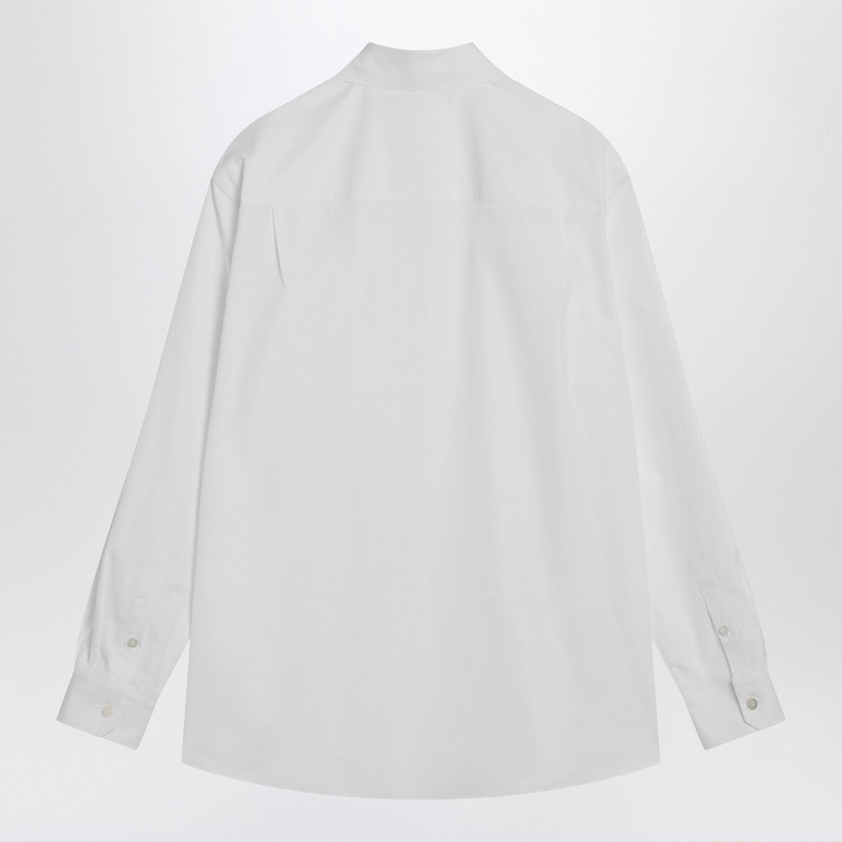 Gucci White Cotton Shirt With Logo Embroidery Men GUCCI