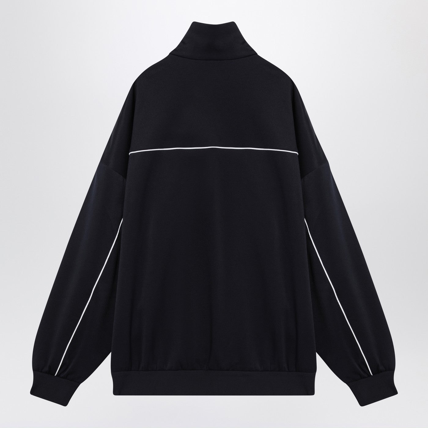 Gucci Navy Blue Sweatshirt In Technical Jersey Men GUCCI