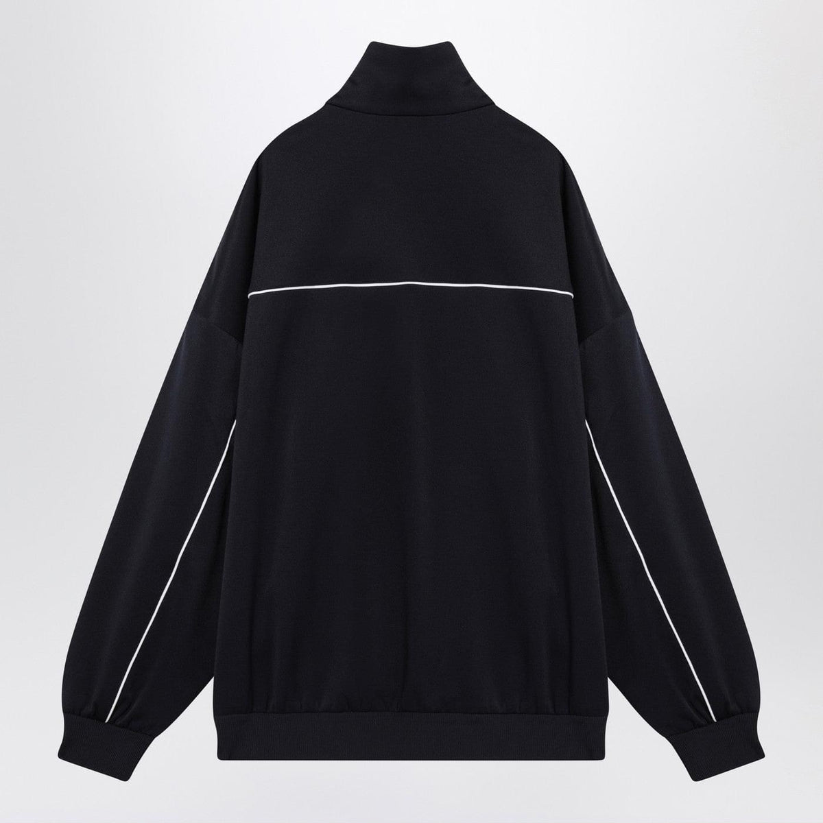 Gucci Navy Blue Sweatshirt In Technical Jersey Men GUCCI