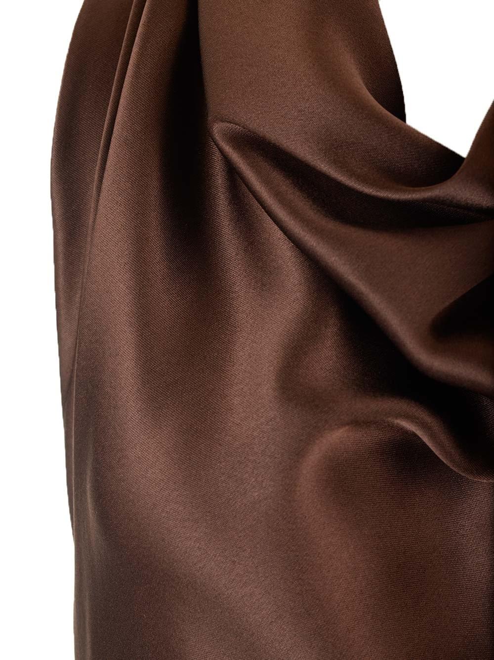 Loewe Women Long Scarf Dress In Silk Satin LOEWE