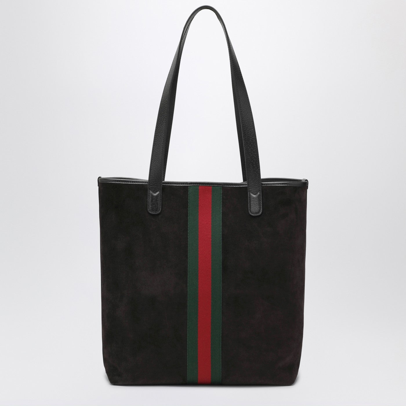 Gucci Medium Ophidia Shopping Bag In Brown Suede Men GUCCI