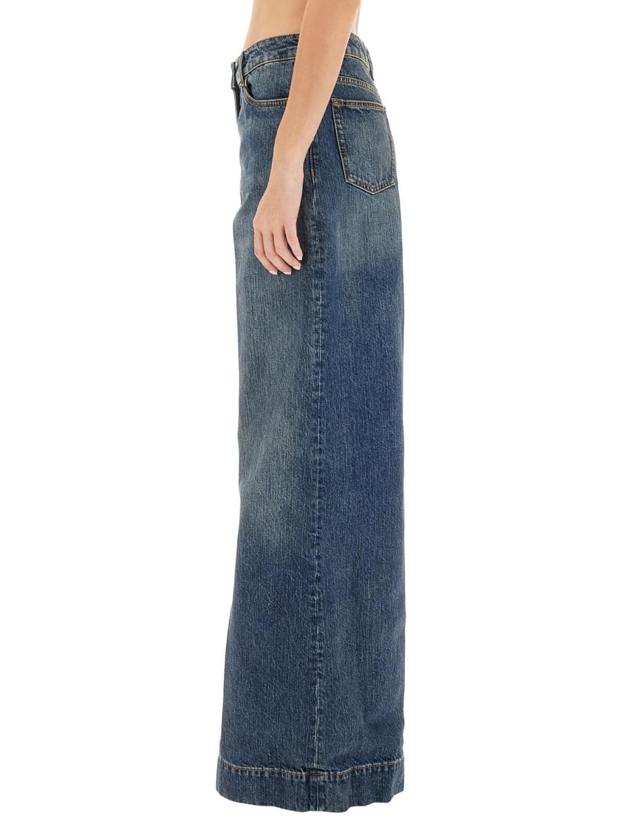 Etro Women Jeans With Embroidered Pegasus ETRO