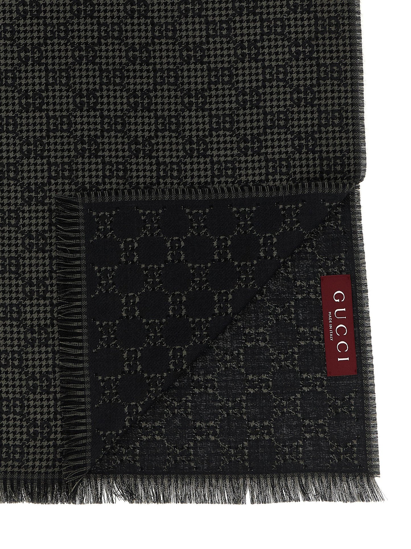 Gucci Men Wool Silk Scarf GUCCI