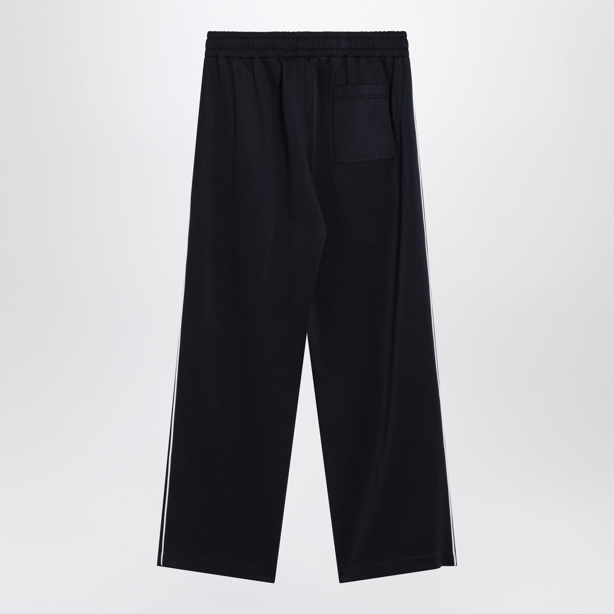 Gucci Navy Blue Pants In Technical Jersey Men GUCCI