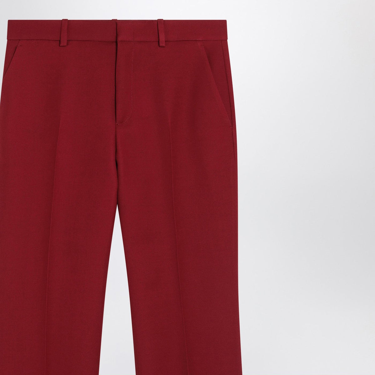 Gucci Classic Trousers In Anchor Red Women GUCCI