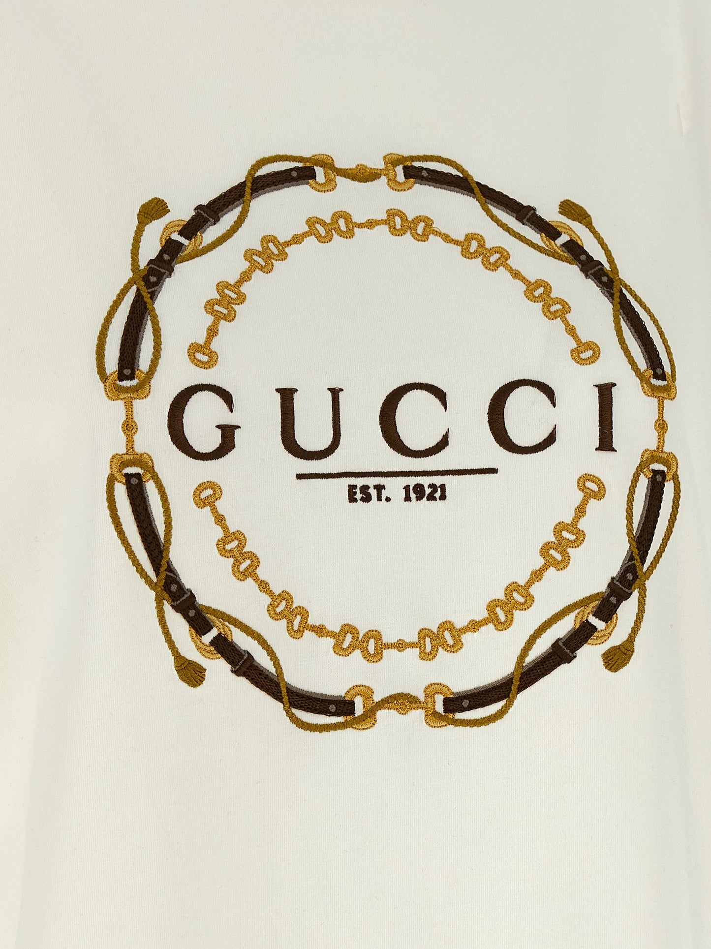 Gucci Women 'Briglie Gucci Est 1921' T-Shirt GUCCI