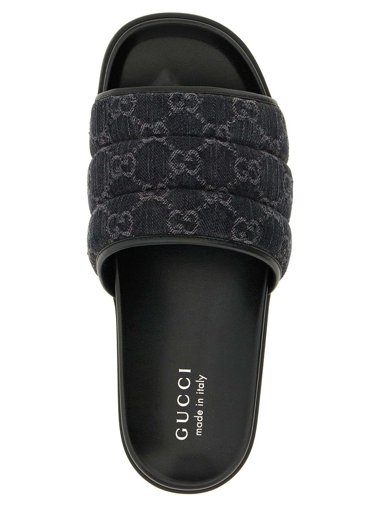Gucci Men Gg Denim Slides GUCCI
