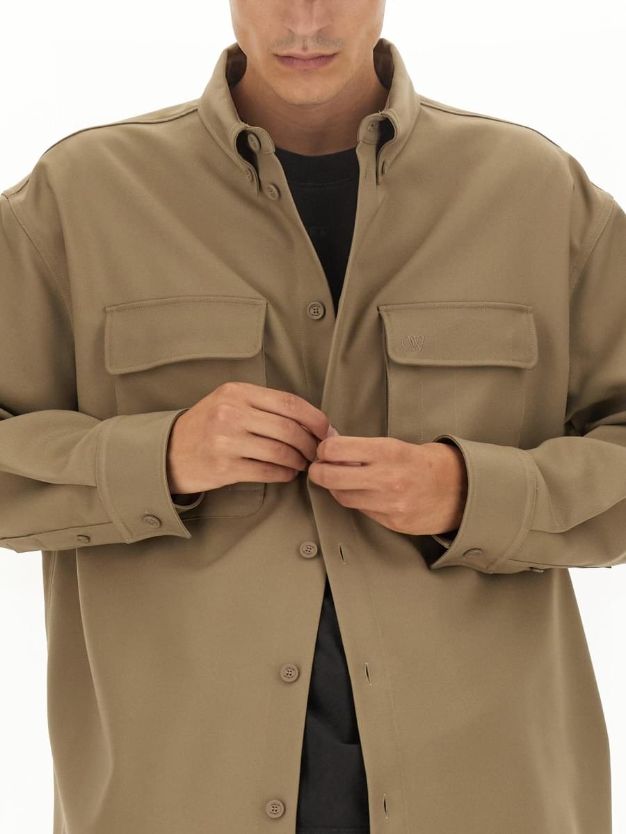 Off-White Men Oversize Fit Shirt OFF-WHITE