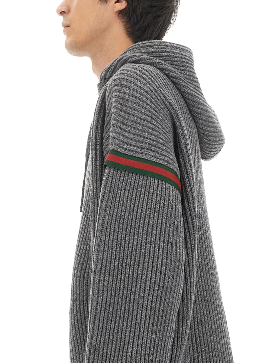 Gucci Men Cashmere And Wool Sweater GUCCI