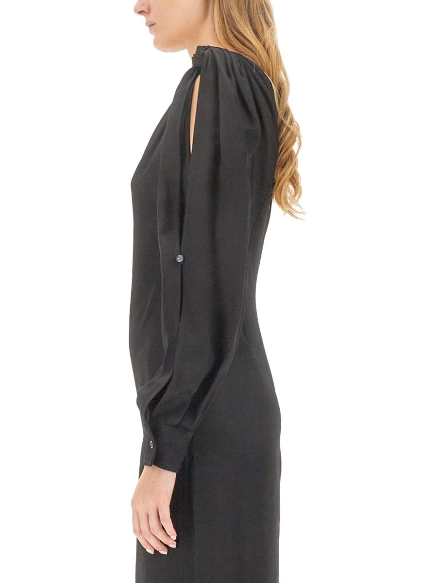 Bottega Veneta Women Viscose Midi Dress BOTTEGA VENETA
