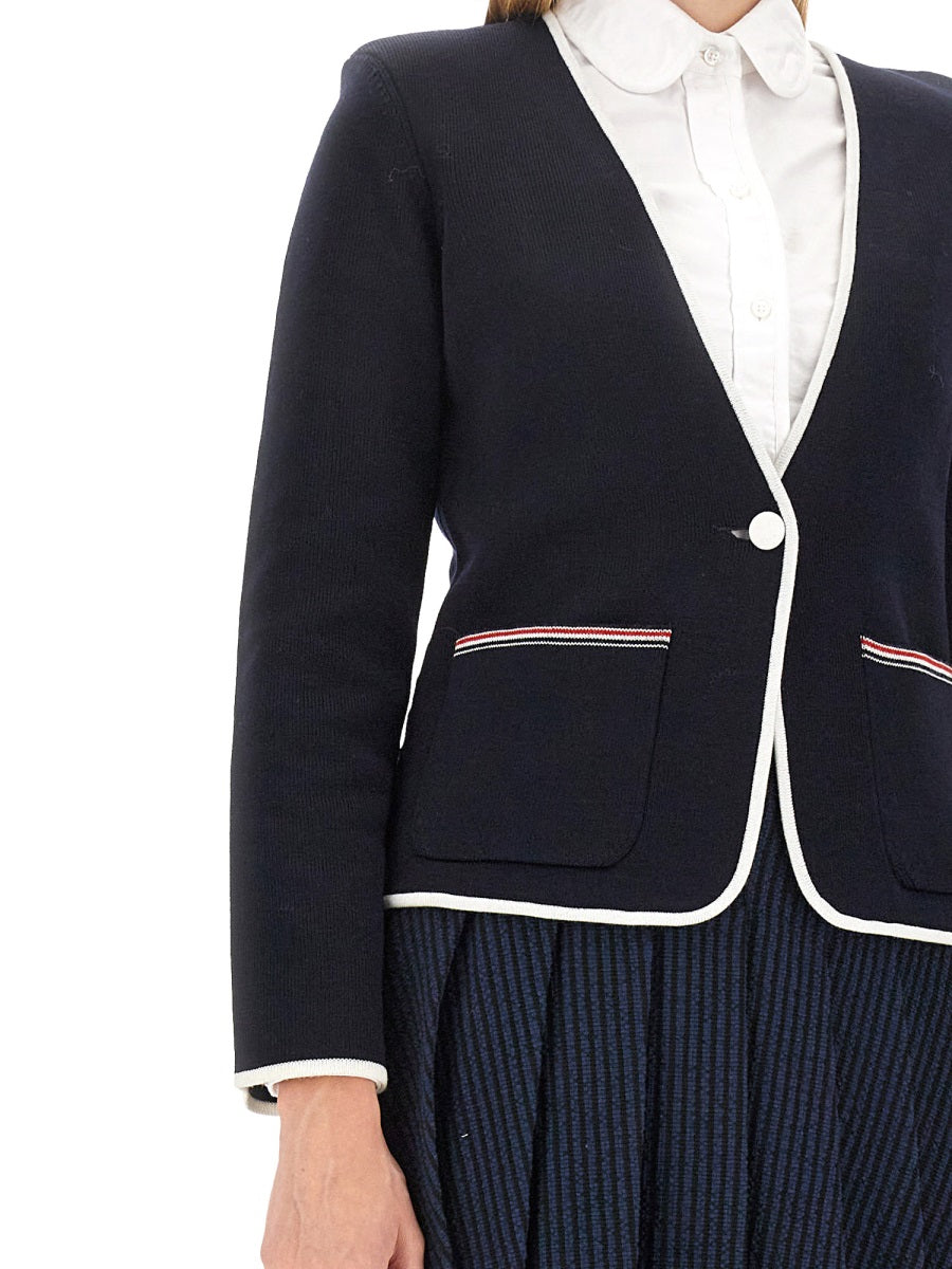 Thom Browne Women Single-Breasted Jacket THOM BROWNE