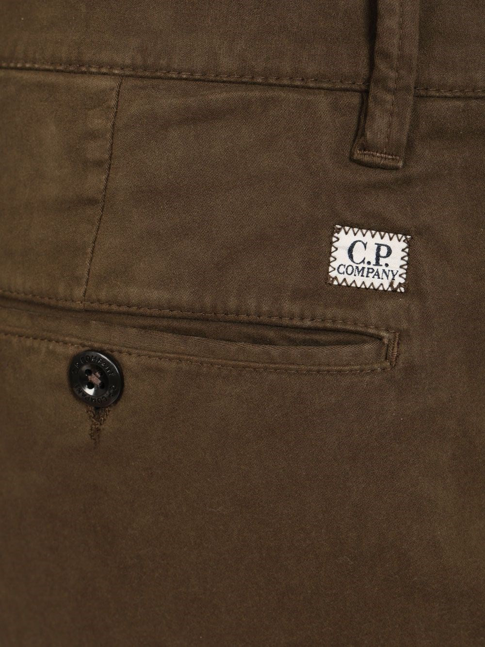 C.P. Company Men Cargo Trousers Made Of Stretch Cotton Satin C.P. COMPANY
