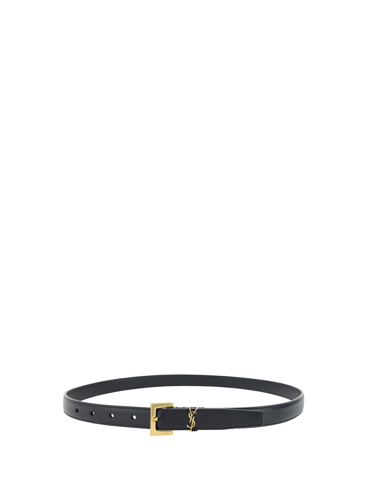 Saint Laurent Women Cassandre Slim Belt SAINT LAURENT