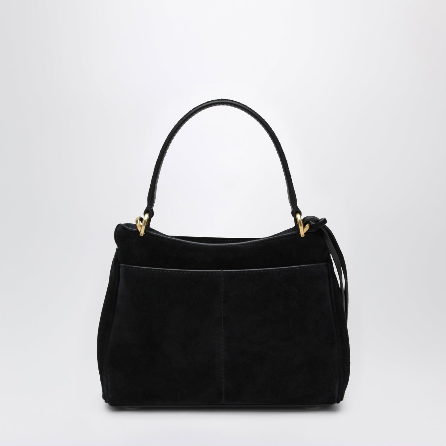 Balenciaga Rodeo Mini Handbag In Calf Suede, Black Women BALENCIAGA