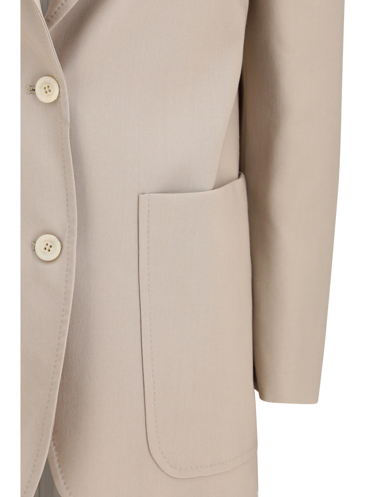 Max Mara Women Single-Breasted Wool-Blend Blazer